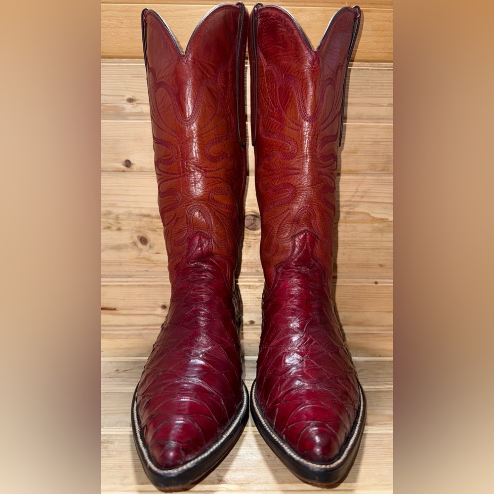 SOLD!!!!! Saul Boots Pre-Ban Men’s Anteater Exotic Cowboy  Boots 7.5D